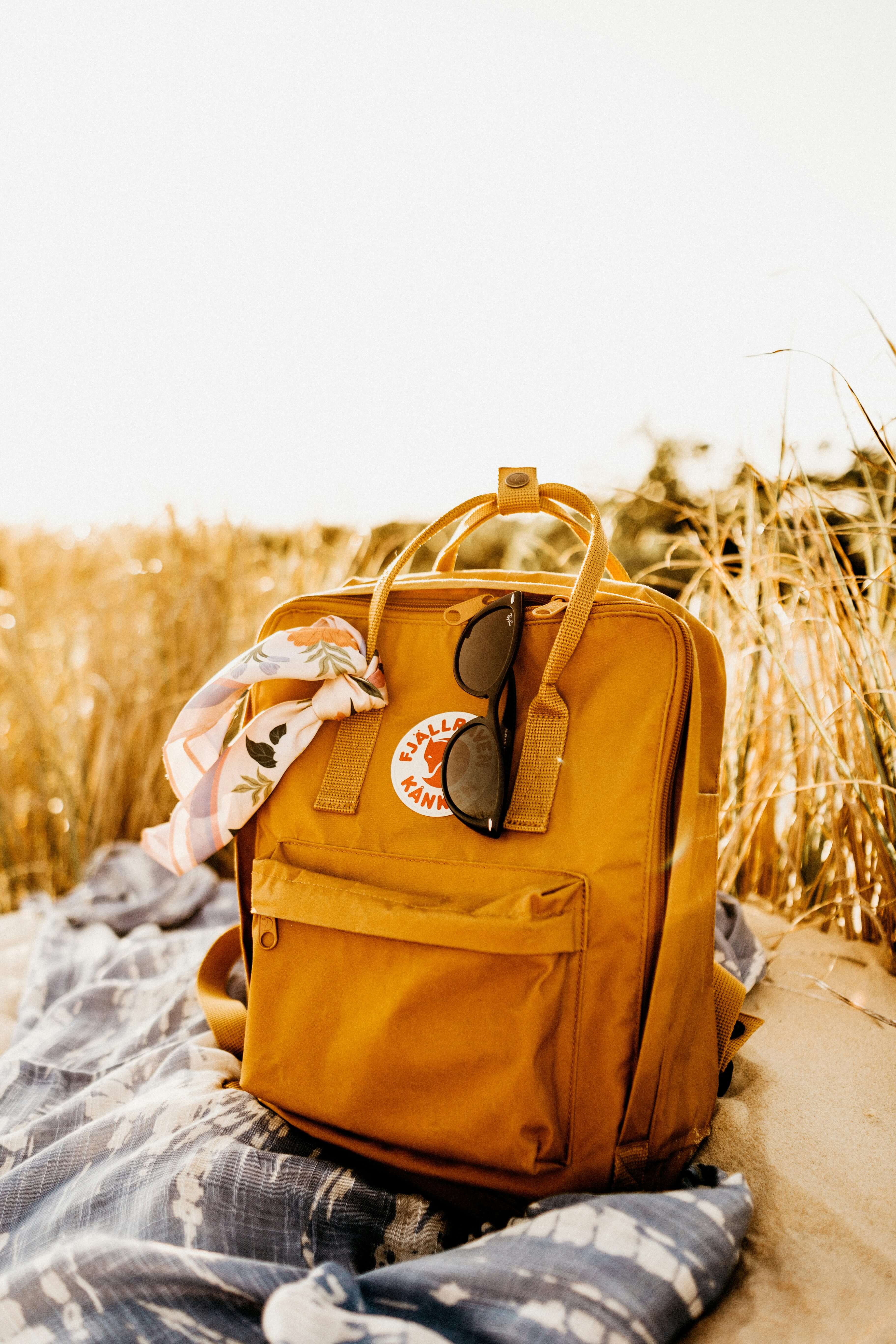 Orange Adventure Backpack